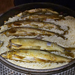 銀座 盡 - 鮎ご飯