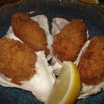 かつ吉 野庵 - カキフライ（フラッシュ有り）
