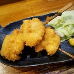 炭火串焼屋 なつや - ツムブリの串カツ
