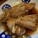 もつ焼 あぶさん - マグロのハーモニカ煮