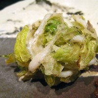 じき 宮ざわ - 白魚とふきのとうのかき揚げ