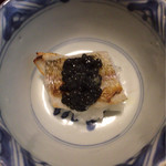 松川 - 鱚の飯蒸しキャビア乗せ