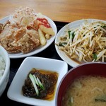 つぼやのそば屋 - パワフル定食