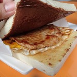 可蜜達炭烤吐司 - チョコがべったり