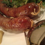 ビストロヤナギハラ - 自家製ソーセージのソテー