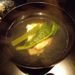 かま田 - 車海老の椀物