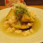 かま田 - 賀茂茄子と渡り蟹の煮物