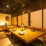 We also have 8 types of completely private rooms (horizontal kotatsu type, flat tatami room, etc.)