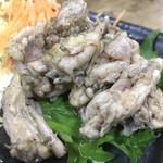 宮崎の地鶏 - せせり 500yen