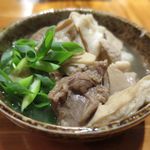 トミヤランドリー - 塩モツ煮込み（400円）