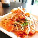 Som Tam Nua - Somtam with Dry Shrimp and peanut!!