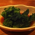 とり喜 - 菜の花からし醤油★