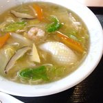 中華飯店 若松 - 野菜たっぷりあんかけ、大人気の関西風チャンポンメン（800円）