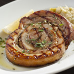 Famous roasted pork belly “Pancetta”