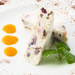 Sicilian ice cream cake “cassata”