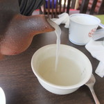 石臼挽き蕎麦香房 山の実 - 蕎麦湯はドロドロ系