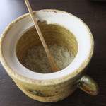 石臼挽き蕎麦香房 山の実 - そばがき用の塩