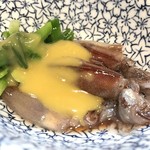 鉄板焼 かくれんぼ - ホタルイカ酢味噌