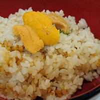 稚加榮 本店 - 炊き込み　生うに入りうに御飯　香物付