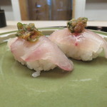 もめん - 鯵の握り