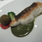 オーグードゥジュール ヌーヴェルエール - 真鯛のポアレ、海苔ソース