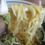 らーめん十倉 - 西山さんの麺アップ