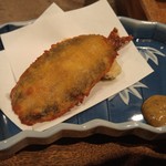 柳家 - 若鮎のフライと自然薯の天ぷら