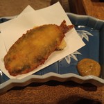 柳家 - 若鮎のフライと自然薯の天ぷら
