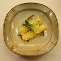 鮨 香坂 - アスパラとタラの芽(佐賀産)