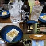 Manten Sakaba - ホッピーセット￥390/宝焼酎ハイボール￥360/お通し￥290（税抜）/外のテーブル