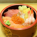 Sushi Kuramasa - 北海丼@税込1,100円