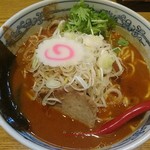 Menya Rokusan Roku - 味噌にぼしらーめん 810円