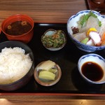 升かね - ★本日のランチ A刺身（ヒラメ・コチ・タコ）（750円）★