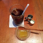 CHIBIKURO-SAMBO - ランチにつくアイスコーヒーとゼリー