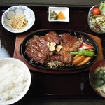 Nikudokoro Daigomi - ステーキ定食@1,200