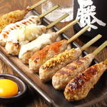 高山商店 - 名物　生つくね8本盛り