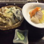 黒茶屋 - ⑧天婦羅と酢のもの