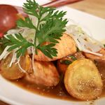 サーモンバル パーシャ - 20170621サーモンとアボガドのバター醤油焼