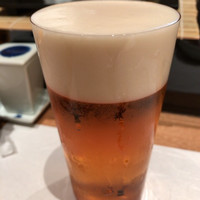築地青空三代目 大名古屋ビルヂング店 - 生ビール、綺麗だね
