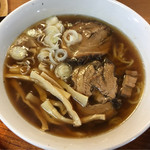 ラーメン専門店　雷文 - 醤油ラーメン  シンプルなラーメン