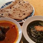 アジャンタ - ゴビ風エビ、バラックバニール、チャパテイ