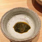 鮨 さかい - 鮑の生肝のたまり漬け