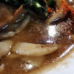 ラーメン ヤスオ - ラうどん・200g・ニンニクショウガ（800円）