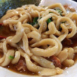 ラーメン ヤスオ - ラうどん・200g・ニンニクショウガ（800円）