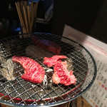 仙台牛焼肉　と文字 - 