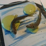 レスト ケイ ヤマウチ - 天竜川稚鮎 うるか、松の実のソース