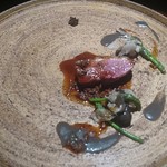 レスト ケイ ヤマウチ - あいち鴨 焼き茄子ニョッキ