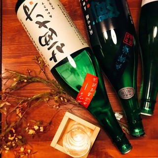 Wano Gochisouya Natsuki - 約15種の日本酒も用意！地酒もあります。