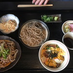 蕎麦の実 よしむら - 本日の日替り膳 ￥1180(税抜￥1093)