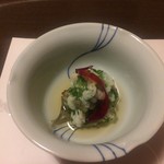 よし梅 - 蛸のオクラ和え